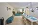 Open-concept layout with dining and living areas, great for entertaining and enjoying daily life at 5155 9Th N Ave # 102, St Petersburg, FL 33710