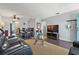 Spacious living room with wood floors, comfortable furniture, and an open floor plan at 5246 81 N St # 24, St Petersburg, FL 33709