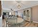 Bright dining area with views of living room and outdoor scenery at 6277 Bahia Del Mar Blvd # 110, St Petersburg, FL 33715