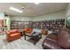 Community Library: Featuring comfortable seating, a ceiling fan, and many shelves full of books at 10035 63Rd N Ave # 23, St Petersburg, FL 33708