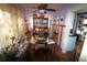 Charming dining room featuring a glass table, china cabinet and natural light at 1107 S Prospect Ave, Clearwater, FL 33756