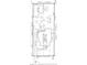 Real estate plot plan view of the wood frame residences on Prospect Avenue, Clearwater, FL, including patio and car port at 1107 S Prospect Ave, Clearwater, FL 33756