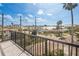 Beautiful neighborhood and water view from a home's balcony, offering a serene and picturesque backdrop at 187 145Th E Ave # 4, St Petersburg, FL 33708