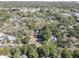 Aerial image of a quiet residential area with lush trees offering shade and privacy at 2009 E Eskimo Ave, Tampa, FL 33604