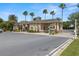 Community gate house featuring secure access, professional landscaping, and a welcoming entrance at 23734 Coral Ridge Ln, Land O Lakes, FL 34639