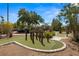 Miniature golf course with landscaping, obstacles, and manicured greens at 23734 Coral Ridge Ln, Land O Lakes, FL 34639