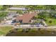 Aerial view of the clubhouse, golf course, and waterfront in this community at 2618 Cove Cay Dr # 801, Clearwater, FL 33760