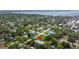 Aerial shot of neighborhood location near coastal waterway at 2623 57Th S St, Gulfport, FL 33707