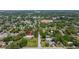 Overhead view displays the home's lot location with proximity to nearby amenities at 2623 57Th S St, Gulfport, FL 33707