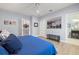 Spacious bedroom with wood floors and an ensuite bathroom at 2623 57Th S St, Gulfport, FL 33707