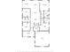 Detailed floor plan showcasing the layout of the home's rooms and dimensions at 2623 57Th S St, Gulfport, FL 33707