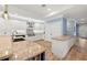 Contemporary kitchen featuring stainless appliances and a large open layout at 2623 57Th S St, Gulfport, FL 33707