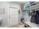 Functional mud room with storage, coat hooks, and a convenient bench at 2623 57Th S St, Gulfport, FL 33707
