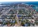 Beautiful neighborhood aerial view with lush greenery and convenient beach access at 500 79Th Ave, St Pete Beach, FL 33706