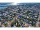 Aerial view of a residential area with close proximity to commercial district at 500 79Th Ave, St Pete Beach, FL 33706