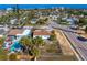 An aerial view showing a home near other properties, highlighting its community and location at 500 79Th Ave, St Pete Beach, FL 33706