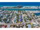 Scenic aerial view of a charming coastal neighborhood with easy access to the beach at 500 79Th Ave, St Pete Beach, FL 33706