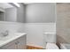 This bathroom features a vanity and tub shower combination at 5310 Bellefield Dr, Tampa, FL 33624