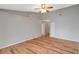 Inviting living room with hardwood floors, neutral paint, and ample natural light at 5310 Bellefield Dr, Tampa, FL 33624