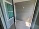 Modern balcony is a serene outdoor retreat at 5712 Biscayne Ct # 203, New Port Richey, FL 34652