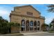 Palladium Theater exterior with a vintage brick facade, arched entrances, and promotional banners at 100 4Th S Ave # 132, St Petersburg, FL 33701