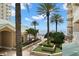 Enjoy beautiful views of the community pool, lush landscaping and glimpses of the ocean at 11 San Marco St # 407, Clearwater Beach, FL 33767