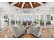 The common area boasts a high ceiling, plenty of seating and great lighting at 11 San Marco St # 407, Clearwater Beach, FL 33767