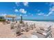 Relaxing pool deck with beach access at 11 San Marco St # 407, Clearwater Beach, FL 33767
