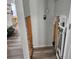 Utility room ready for remodeling, featuring water hookups and wood-look flooring at 126 119Th Ave, Treasure Island, FL 33706