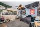 Unique bedroom features a hammock chair, creative decor, and cozy ambiance at 1868 Juarez S Way, St Petersburg, FL 33712