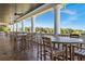 Expansive outdoor patio featuring comfortable seating, perfect for enjoying scenic views at 19529 Lily Pond Ct, Brooksville, FL 34601