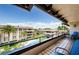 Balcony view featuring the palm trees and complex at 3021 Countryside Blvd # 45A, Clearwater, FL 33761