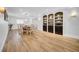 Formal dining room features a decorative light fixture and hardwood floors at 4106 W Cleveland St, Tampa, FL 33609