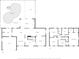 Detailed floor plan showcasing the layout of the first and second floors of the property at 4106 W Cleveland St, Tampa, FL 33609