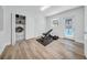 Bright laundry room featuring washer/dryer and access to the pool area at 4106 W Cleveland St, Tampa, FL 33609