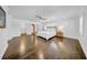 Large main bedroom with hardwood floors, ceiling fan, and closet access at 4106 W Cleveland St, Tampa, FL 33609