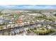 Waterfront community featuring beautiful single Gathering homes with boat docks and canals in an aerial view at 422 Islebay Dr, Apollo Beach, FL 33572