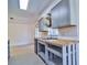 Bright kitchen features modern appliances and butcher block countertops adding style and functionality to the space at 510 55Th Ne Ave, St Petersburg, FL 33703