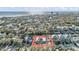 Stunning aerial perspective of the neighborhood and the water view at 5430 Avenida Del Mare, Sarasota, FL 34242