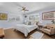Serene bedroom with natural light and comfortable furnishings at 5430 Avenida Del Mare, Sarasota, FL 34242