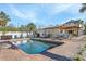 Outdoor living at its finest featuring a pool, patio, hot tub, and plenty of seating for entertaining at 5430 Avenida Del Mare, Sarasota, FL 34242