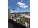 Nice balcony view showing some planted flowers and nice skyline view at 628 Cleveland St # 612, Clearwater, FL 33755