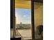 A balcony view with a chair overlooking the city at 628 Cleveland St # 612, Clearwater, FL 33755