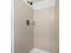 Classic tiled shower stall with vintage hardware at 6497 Cape Hatteras Ne Way # 3, St Petersburg, FL 33702