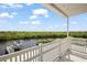 Balcony featuring water and nature views at 8932 Rocky Creek Dr, Tampa, FL 33615
