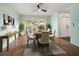 Bright dining room features a table, chairs, and sliding glass doors to the outdoor area at 14199 82Nd Avenue, Seminole, FL 33776