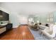 Comfortable living room with modern furniture, decor, and ample natural light at 14199 82Nd Avenue, Seminole, FL 33776