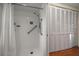 Accessible shower with grab bars and a closet with folding doors at 14199 82Nd Avenue, Seminole, FL 33776