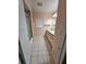 Bathroom with a shower, a sink, a window, and a tiled floor at 2704 E Montague E Ct, Clearwater, FL 33761