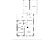 Detailed floor plan showcasing layout of the home, including bedroom, eat-in kitchen and garage at 3510 4Th N Ave, St Petersburg, FL 33713